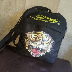 Ed Hardy Black Cross-body Bag Purse